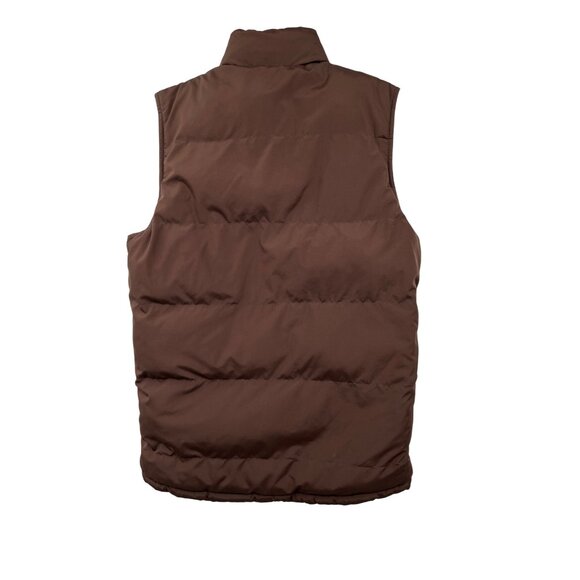 GapKids Puffer Vest Boys XXL Used Reversible Blue Brown - Picture 4 of 14